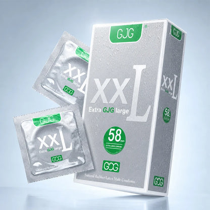 Width-58mm(Length-200mm) Large Size Condoms  Men Latex Condom Safe Contraception Protection Adult Sex Products Intimate Care