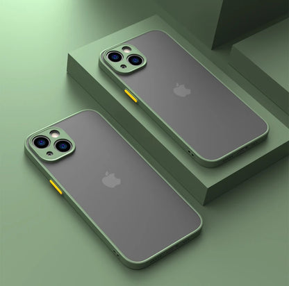 Matte Phone Case for IPhone 13 12 11 14 Pro Max Mini Luxury Soft Silicone Shockproof Case for IPhone X XS Max XR 15 7 8 Plus SE