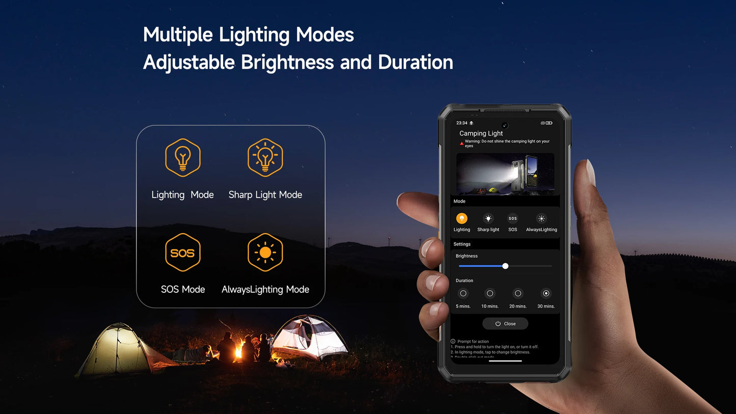【World Premiere】Ulefone Armor 34 5G AI Rugged Phone 25500mAh Up to 32GB+512GB 120Hz 6.95" NFC Android 15 Smartphon