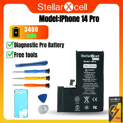 High Capacity Diagnostic Battery OEM TI BMS No Pop Up Message Run Diagnose for iPhone 12 13 14 15 Pro Max Pro Mini Plus