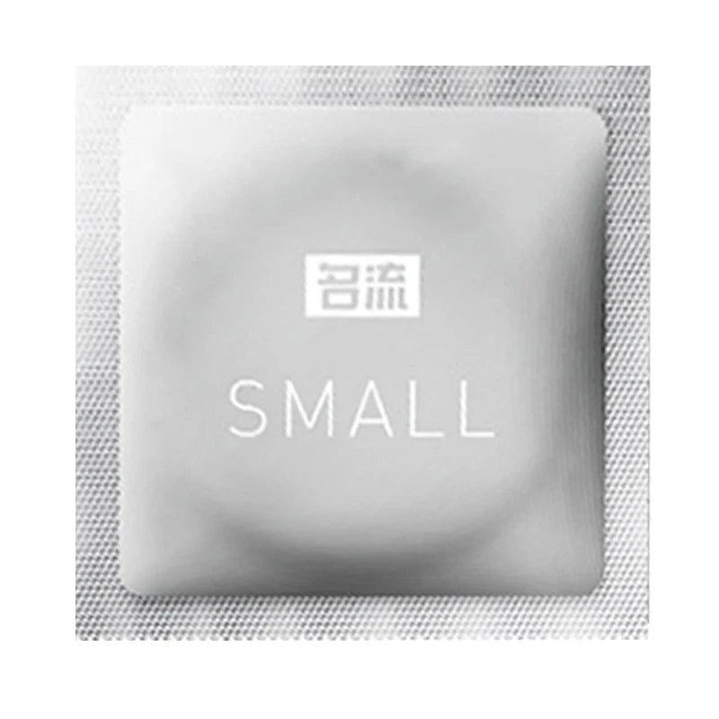 Small Size Condoms 10PCS Super Thin Lubricated Sex Toys 45mm Mini Size Ultra Tight Condoms for Adults Contraception Supplies 18+