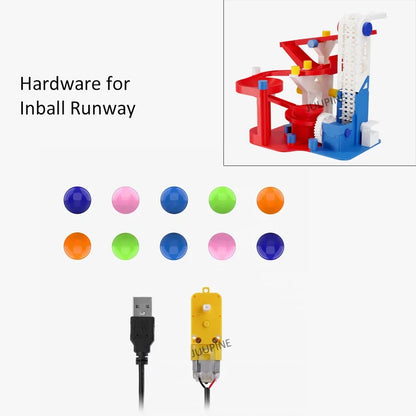 For Bambu Lab 3D Printing DIY Creative Model Computer Wireless Mouse Aviation Model Engine LED Light Kit 001 3D Printer Par