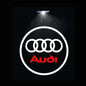 2pcs Car For QUTTRO Audi Sline A1 A3 A4 A5 A6 A7 Q3 Q5 Q7 TT B5 B6 B7 8P 8V 8P 8L S3 S4 Door logo Welcome Light Accessories