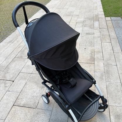 MomTan Stroller Accessories Replacement Set Extended Canopy & Seat Cushion & Seat Base For Babyzen YOYO Series & Stokke YOYO3