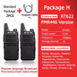 Retevis RT622 Mini Walkie Talkie 2pcs PMR446 Portable Two-way Radio PTT Walkie Talkies Communication Radio for Restaurant Hotel