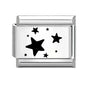 Laser Engraving Piano Heart Star Wings NO.7 Lips Italian Charm Links Fit 9mm Bracelet Stainless Steel Men Women DIY Making Gifts