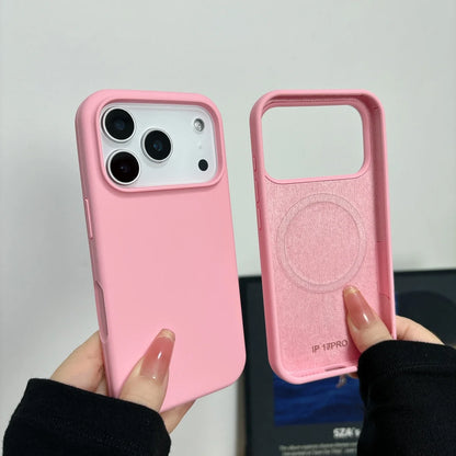 Liquid Silicone Magnetic For Magsafe Wireless Charge Phone Case for iPhone 17 Air 16 15 Plus 14 13 12 11 Pro Max Original Cover