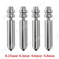 Upgrade Anycubic Kobra X Hotend Durability Bimetallic Nozzle For Anycubic Kobra X 0.2/0.4/0.6/0.8mm 3D Printers Accessories