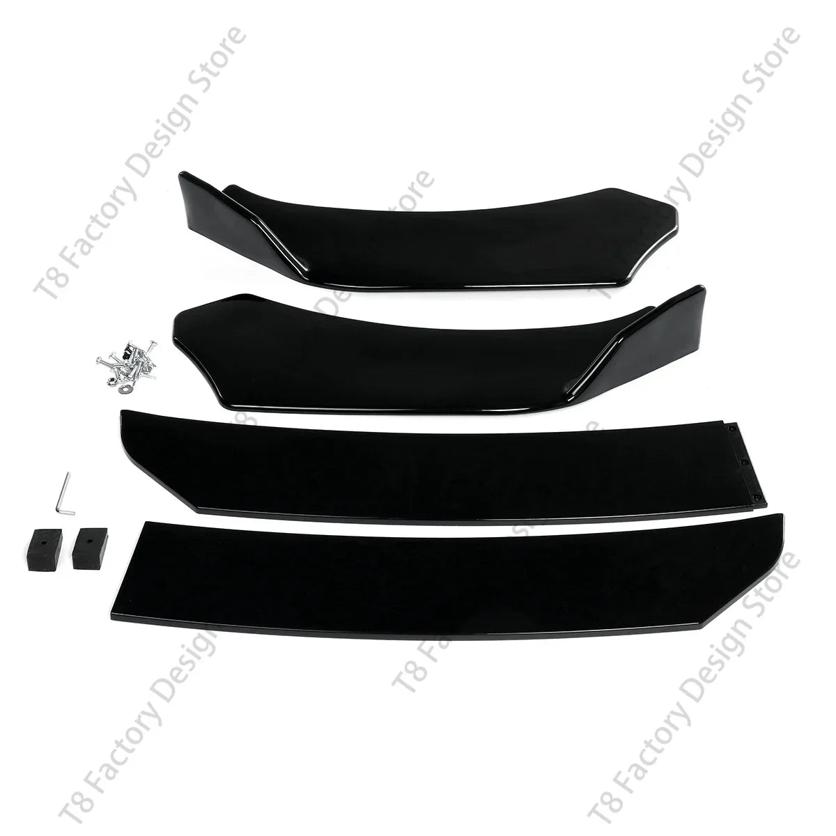 Front Bumper Spoiler Diffuser Body Kit for Audi A3 A4 A5 A7 A8 B7 B8 Q7 RS5 RS6 S3 TT Front Lip Chin Splitter Cars Accessories