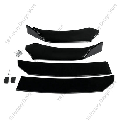 Front Bumper Spoiler Diffuser Body Kit for Audi A3 A4 A5 A7 A8 B7 B8 Q7 RS5 RS6 S3 TT Front Lip Chin Splitter Cars Accessories