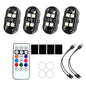 Wireless LED Strobe Lights Car Decor Atmosphere Light 8 Colors Rechargeable Led Lights Anti-Collision LED Warning Light