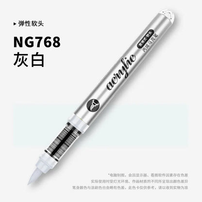 1 PC 120 Colors Acrylic Paint Marker Pens Professional Drawing Pens for Graffiti Manga School Aesthetic Stationery Art Supplies