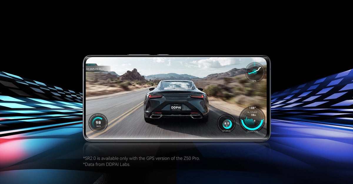 DDPAI Dash Cam Z50 Pro 4K UHD 3"IPS Display Built-in GPS ADAS Dual-channel Car DVR Wi-Fi 24H Parking Monitor Dash Car Camera