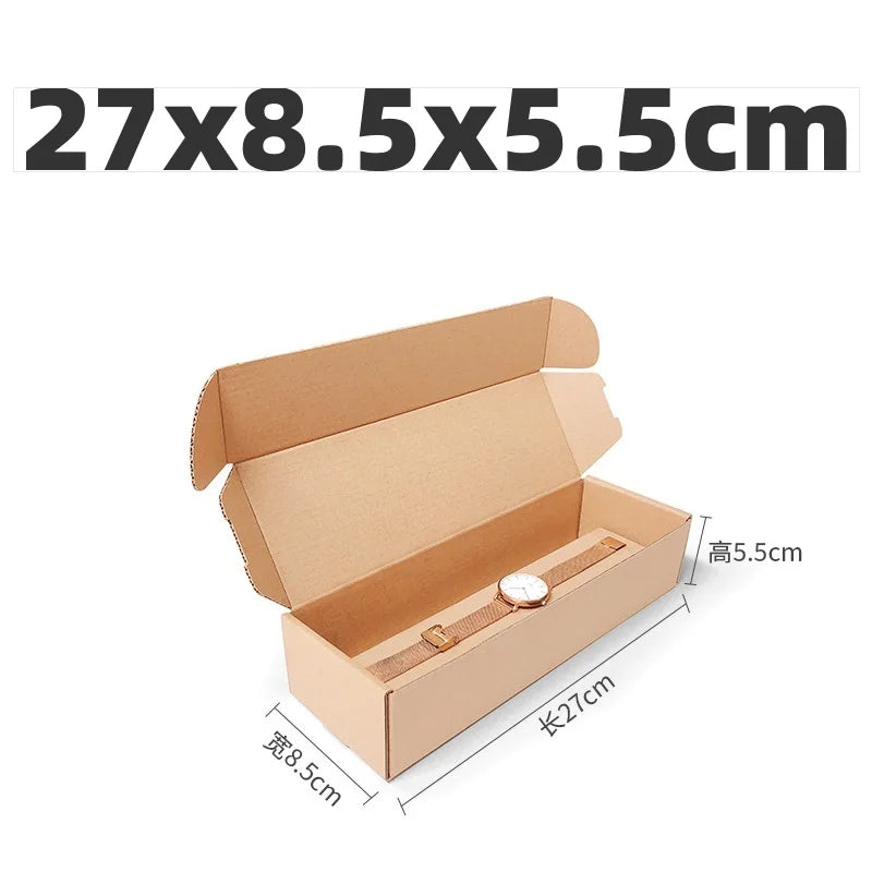 10pcs Shipping Boxes Cardboard Corrugated Mailer Boxes for Packaging Craft Gifts Giving Products for Small Business