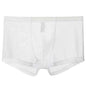 Men's Underwear Transparent Boxers Bulge Ice Silk See Through Underpants Sexy Briefs Low Waist Panties Lingerie Intimates