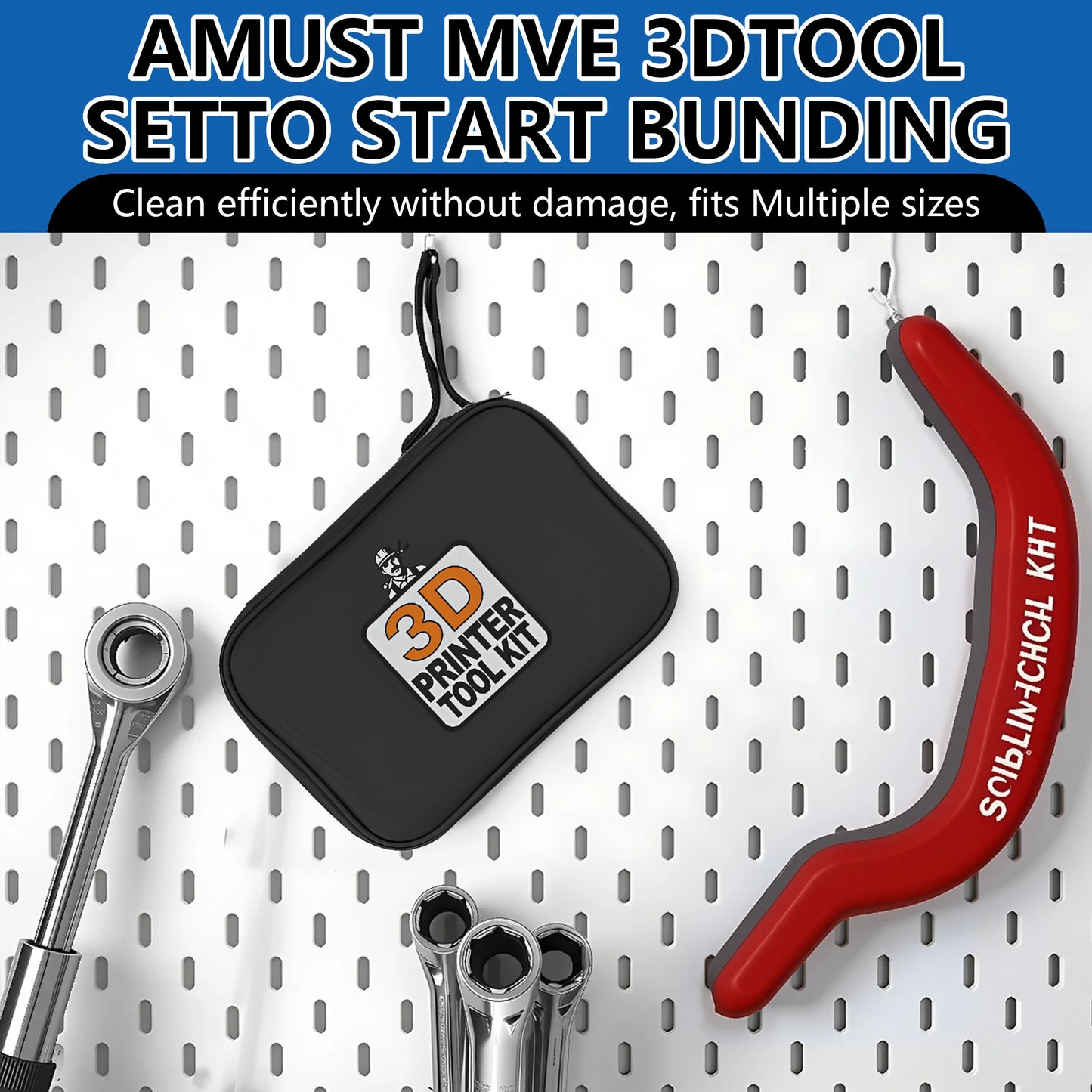 36Pcs 3D Printer Tools Kit with Storage Case, Scrapers Deburring Tool Files Brushes Hand Drill Tweezers for Bambu Lab Ender Kobr