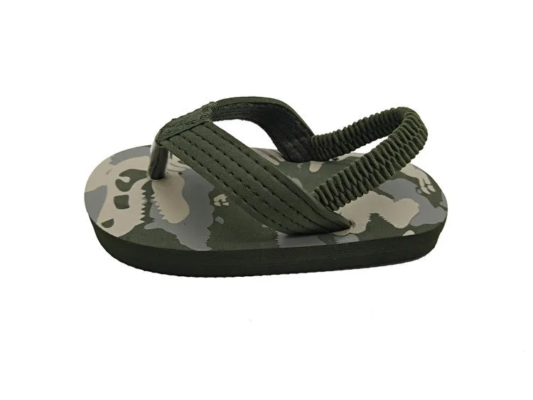 Children Flip Flops Shoes Cartoon Summer EVA Soft Sole Indoor Bathing Anti Fall Girls and Boys Sandals Beach and Pool Slippers