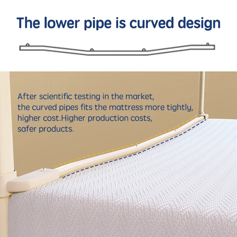 PANGDUBE 1pc Baby Safety Bed Barrier Parents Bed Guardrail for Kid Railings for Safety Bed for Children Bed Guard Bed Fence