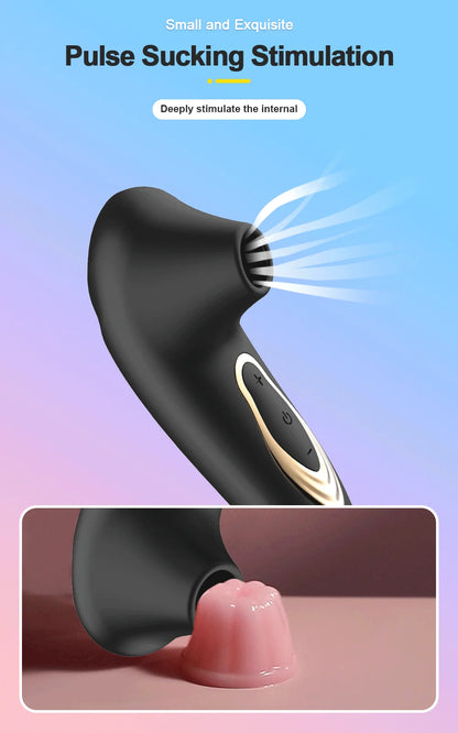 Powerful Sucking Vibrator for Women Blowjob Sucker Clitoris Stimulator Vacuum Suction Nipple Massager Masturbator Adult Sex Toys