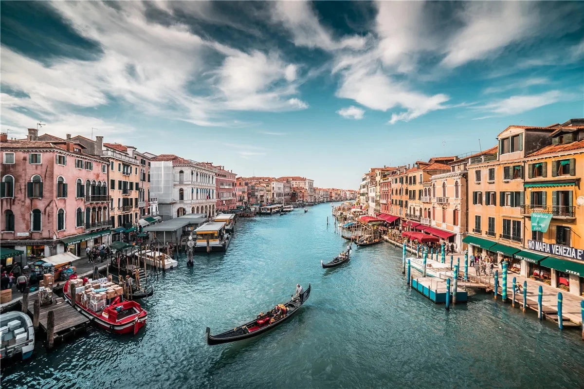 46*28cm Jigsaw Puzzles 500 Pieces Paper Picture Landscape Oil Painting Art Puzzles Decompression Toys for Adults Family Games