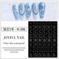 Hollow Nail Art Stickers Spray Painted Design Love Butterfly French Pattern Nail Accessories Decorative Decals
