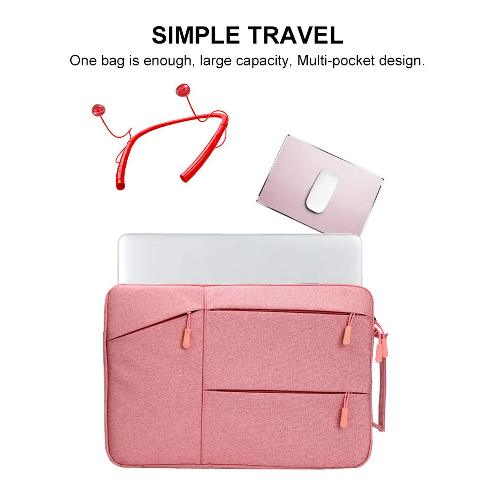 Laptops Bag 12 13 14 15.4 15.6 16 Inch Waterproof Notebook Case Sleeve For Macbook Air Pro Lenovo Computer Handbag Briefcase Bag