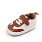 Infant Babies Boys Girls Shoes Soft Sole Canvas Solid Footwear For Newborns Toddler Crib Moccasins Letter Print Anti-Slip Shoes