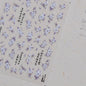 1Sheet 5D Soft Embossed Relief Nail Stickers Cute Daisies Self Adhesive Slider Stickers Press On Nails DIY Japanese Nail Art Dec