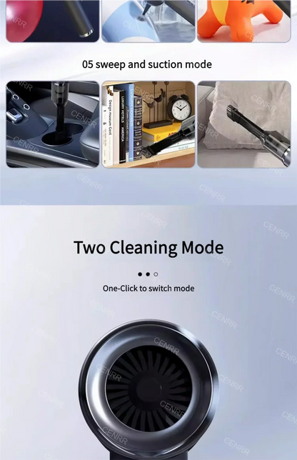 CENRR Car Vacuum Cleaner High Suction 210000PA Wireless Vacuum Cleaner Cordless Vacuum Cleaner High Pressure Cleaning Machine