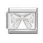 Y2K Butterfly Bow Knot Heart Star Moon Zircon Daisy Cross Italian Charm Links Fit 9mm Stainless Steel Bracelet DIY Making Gifts