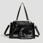Japanese Itabag With Transparent Display Multi-pocket Shoulder Bag Fashion Tote Bag Jk Uniform Handbag Y2k Style Crossbody Bag