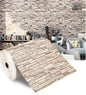 70cmx1/5/10m 3D Wallpaper Decoration Self-adhesive Antique Foam Brick Wallpaper Living Room Bedroom Waterproof 3D Wall Sticker