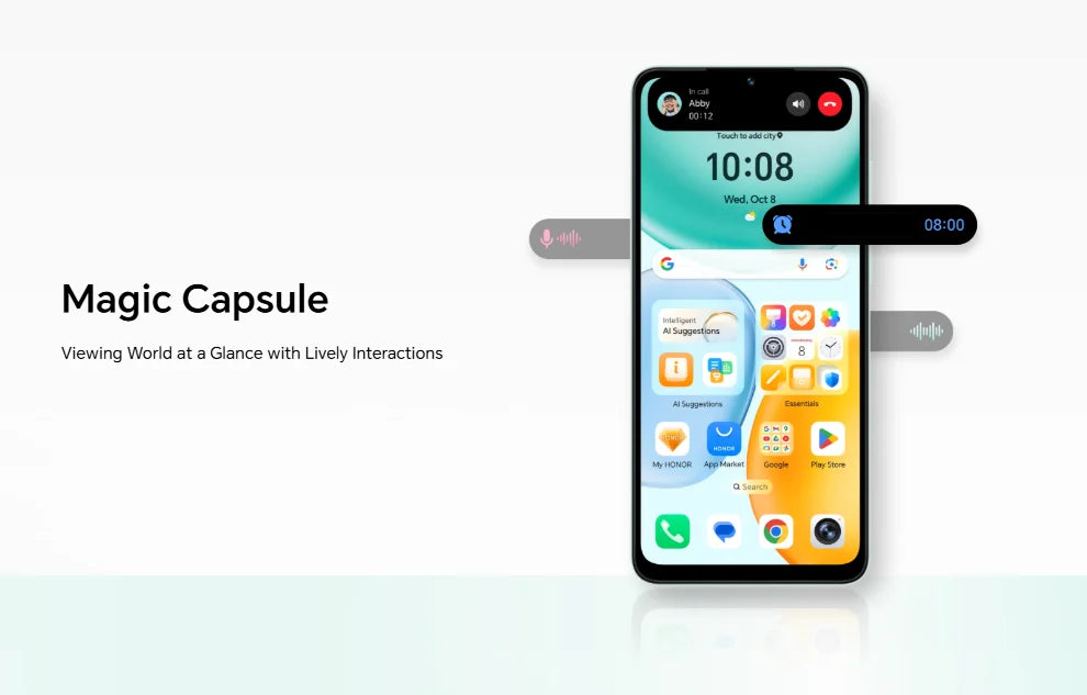 HONOR X5c Plus 4G,EU Version,4G Smartphone, 50MP Main Camera,5260 mAh Battery, MTK Octa-core CPU,6.74-inch LCD Screen