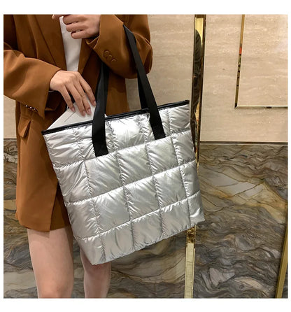 Women's shoulder bag light large bag women's fashion cotton tote bag large capacity shoulder bag commuting bag