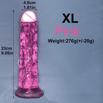 Cheap Realistic Butt Plug Jelly Dildo 5 Sizes Man Women Anal Sex Toys Gay Suction Cup Big Dick Soft Masturbators Small Penis
