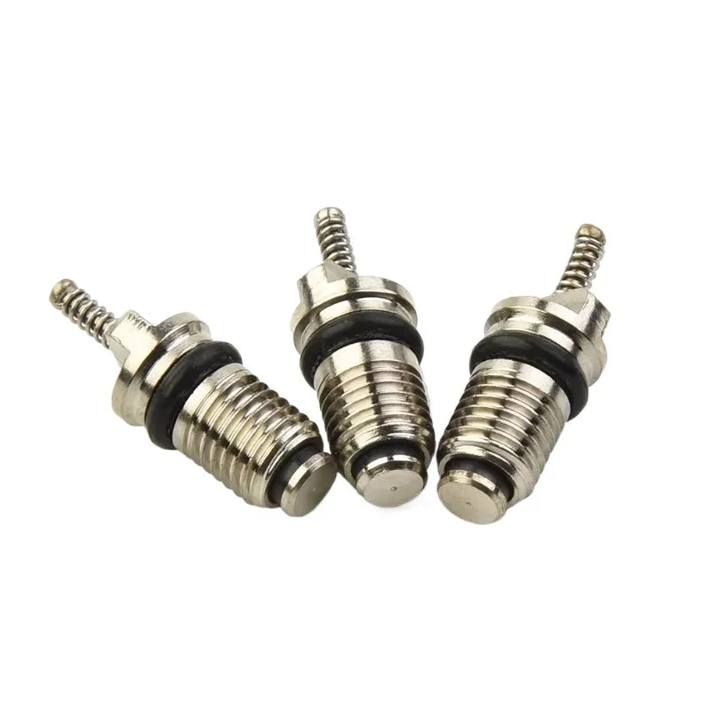 9Pcs R134a Automotive Air Conditioning Valve Core + 1Pcs Remover Tool For A/C System Mall/Big Air Conditioning Valve Core Tool