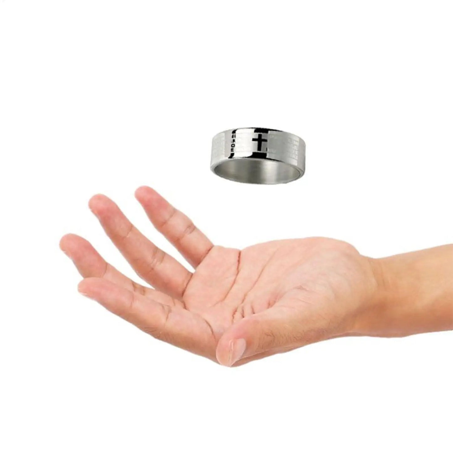 1pcs Cool Metal Floating Ring Magic Trick Toy Easy Operating Levitation Magic Props Classic Street Stage Performance Toys Funny