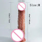 Realistic Dildo for Women Skin Sliding Foreskin Testicles Dildos Anal Vaginal Stimulation Strapon Penis Sex Toys for Female 18+
