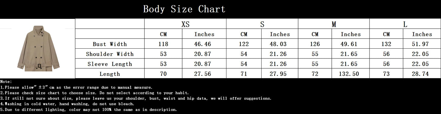 KONDALA High Street Casual Chic Women Jacket Double Breasted Stand Collar Pockets Sashes Jacket New Fashion 2026 Spring Jacket