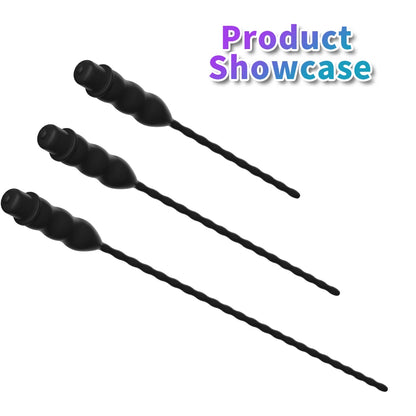 10 Frequency Urethral Vibrator Horse Eye Stimulator Sounding Penis Plug Insert Catheter Expander Male Masturbator Sex Toys