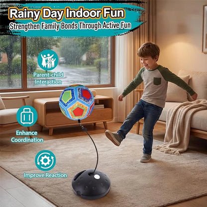 Soccer rebound training set for outdoor exercise parent-child interaction ball bouncing and rebounding rope sports toys Gifts