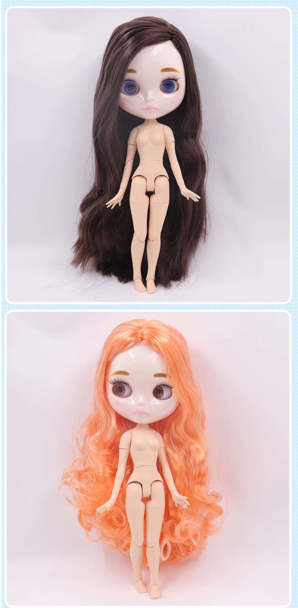 ICY DBS Blyth Doll 1/6 Joint Body 30CM BJD toys Natural shiny face with extra hands AB DIY Fashion Dolls girl gift