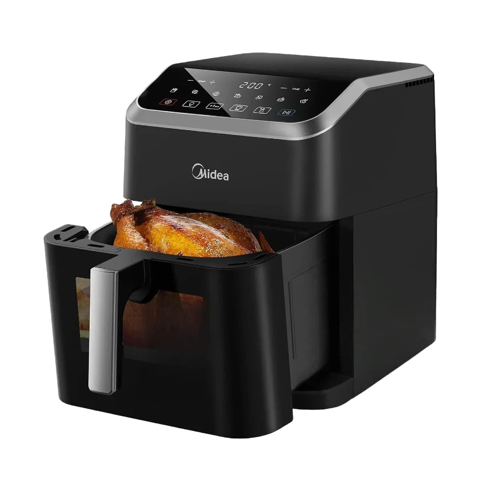 Midea 5L Air Fryer Large Capacity Family Size Multi-Functional Easy Clean Oil-Free Healthy Adjustable Temp Rapid Air