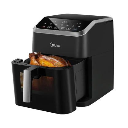 Midea 5L Air Fryer Large Capacity Family Size Multi-Functional Easy Clean Oil-Free Healthy Adjustable Temp Rapid Air