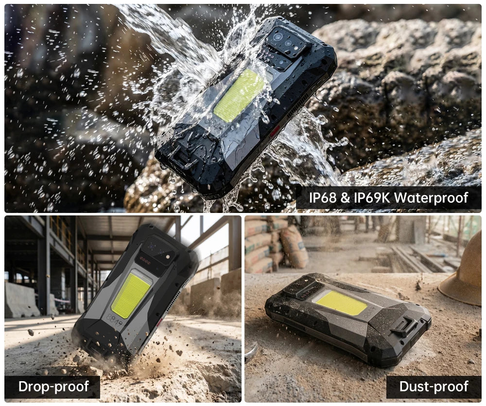 8849 Tank X Unihertz 220 Lumen 1080P Projector Rugged Smart Phone Android15 17600mAh 512GB Dimensity 8200 NFC Night Version 2026