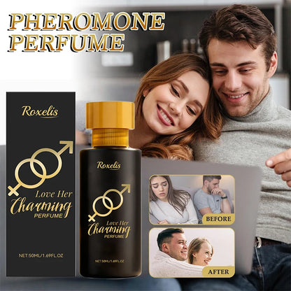 Pheromone Charming Perfume Spray of Man to Attract Woman,Seductive Sandalwood Musk Rose Fragrance Mist,Flirting Dating Scent