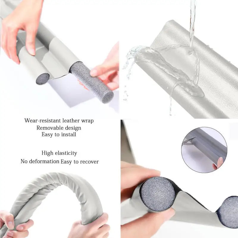 Windproof Seal Strip Draught Excluder Stopper Door Bottom Guard Double Protector Doorstop Dust-proof Blocker Sealer Soundproof