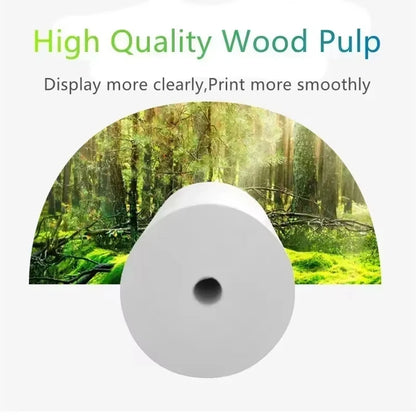 80MM Thermal Receipt Paper 3/6/10 Rolls White Paper For Mini Portable Thermal Receipt Printer For Supermarket Business Printing