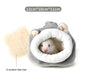 Hamster Cage Soft Warm Bed Pet Rat Hammock Pig Squirrel Winter House Velvet Nest Sleeping Warm Bed Small Pet Items