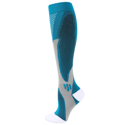 Compression Stockings Blood Circulation Promotion Slimming Compression Socks Anti-Fatigue Comfortable Solid Color Socks